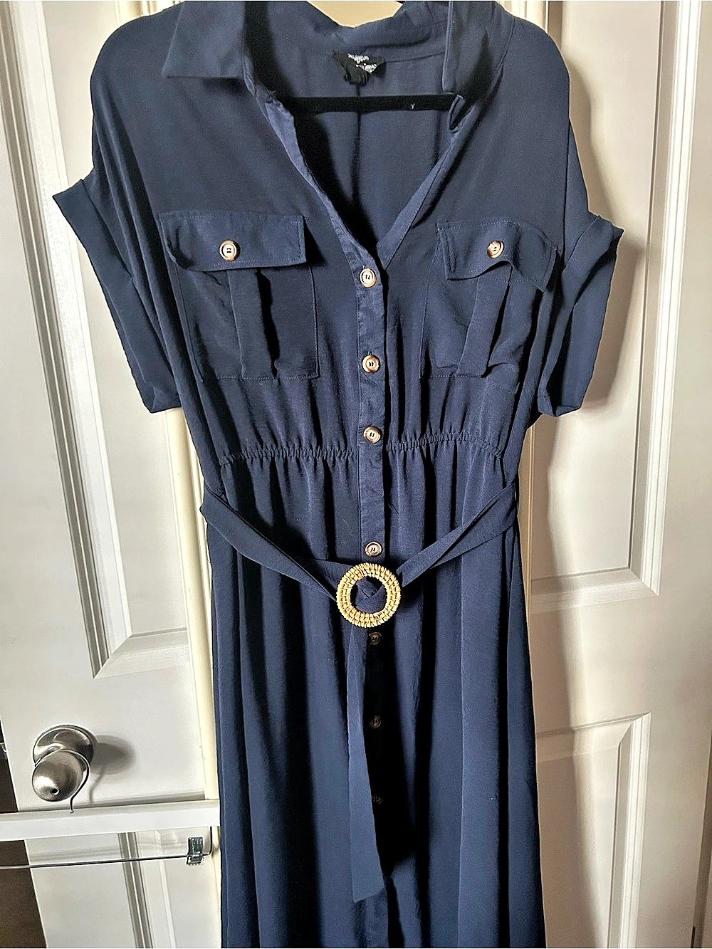 perch Maxi Dress in Navy